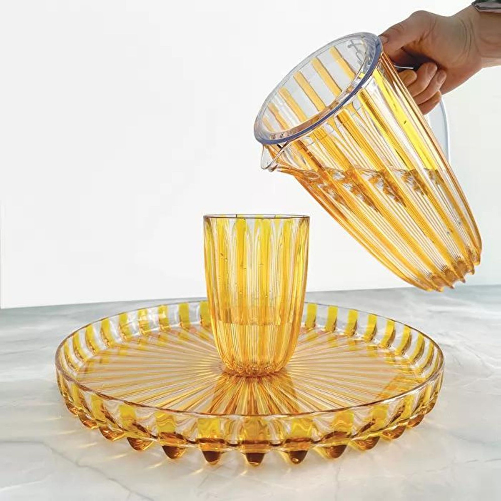 Guzzini Dolce Vita Yuvarlak Tepsi 31 cm Amber  görseli 4