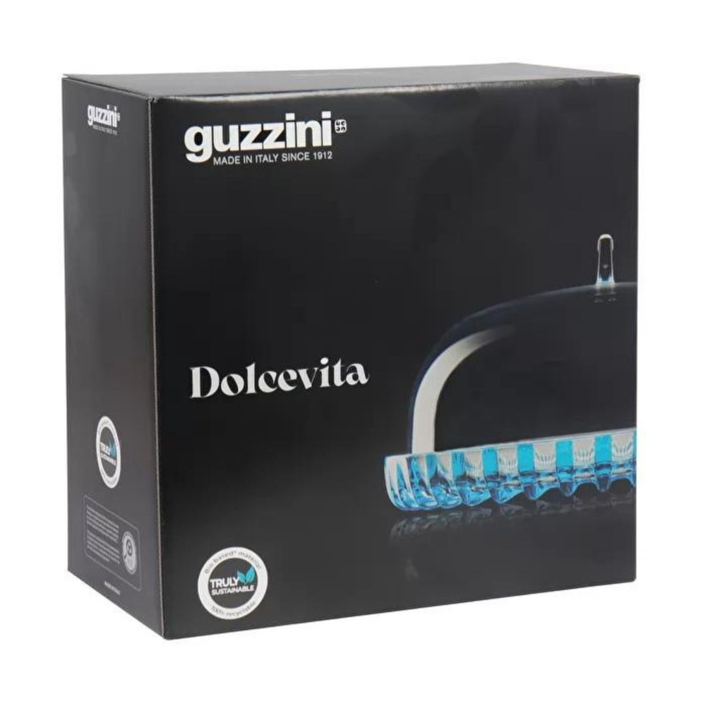 Guzzini Dolce Vita Kek Standı 31 cm Turkuaz  görseli 3