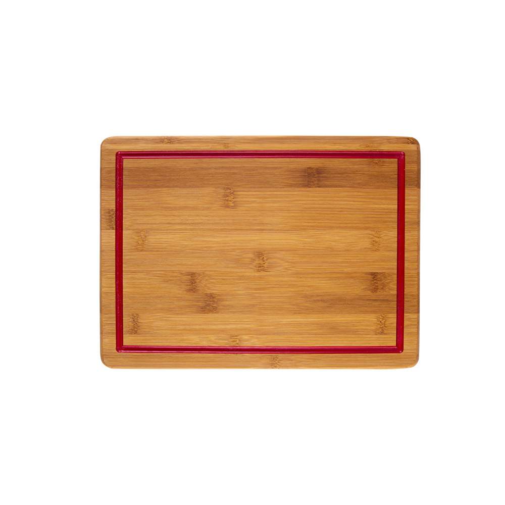 Karaca Bamboo Simpson Kesme Tahtası Red 34x25 cm görseli 1