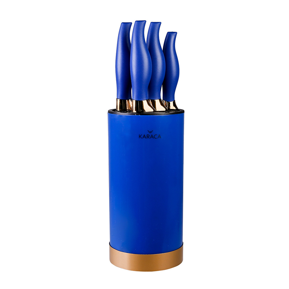 Karaca Blue Gold 6 Parça Bıçak Seti görseli 1