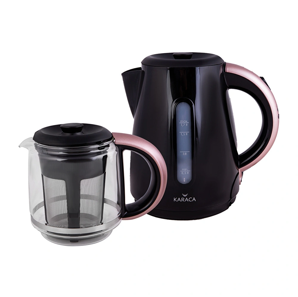 Karaca 1500 W Çay Makinesi Kettle 1501 Rosegold 1.7 Lt görseli 2