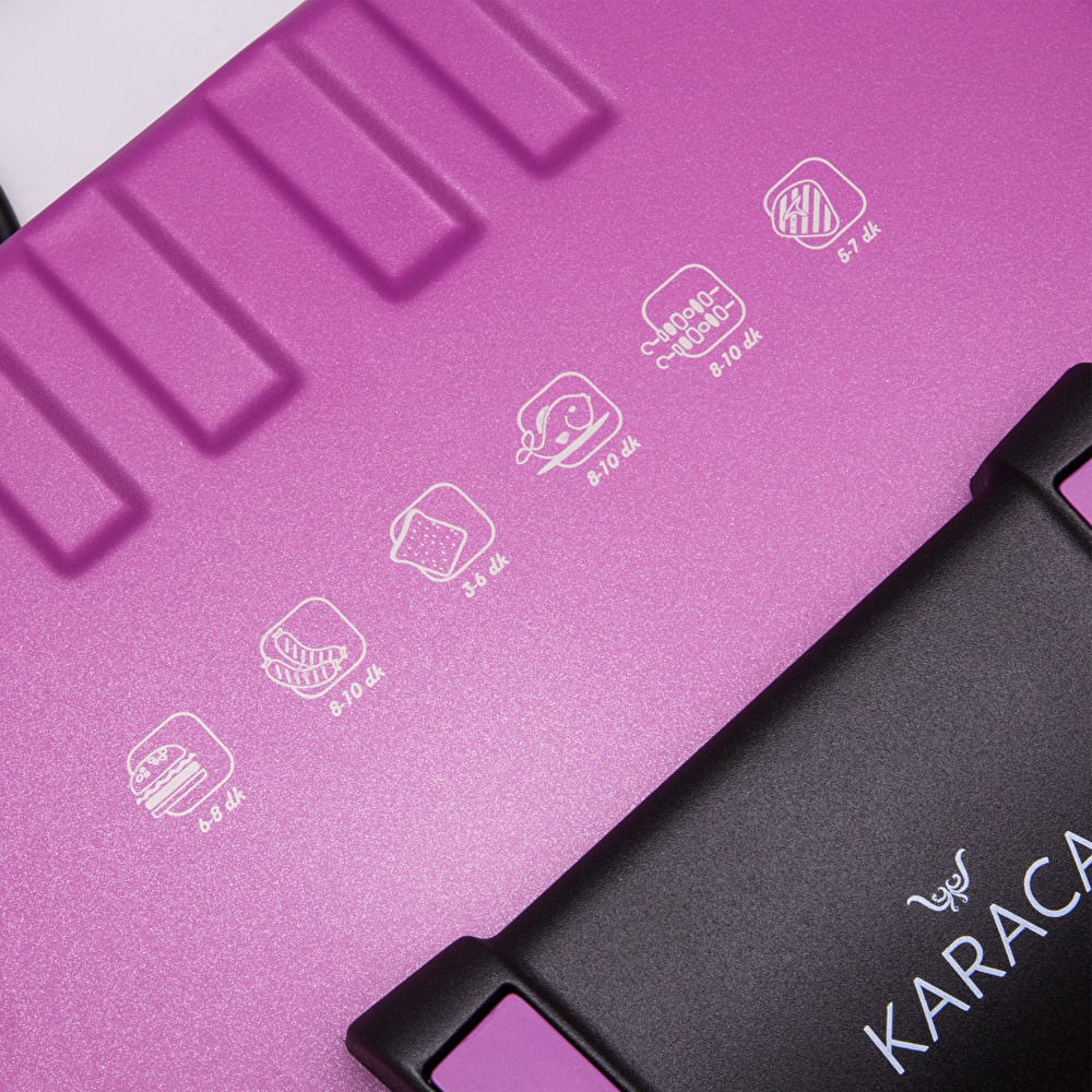 Karaca Future Granit Izgara ve Tost Makinesi Violet 1800 W görseli 3