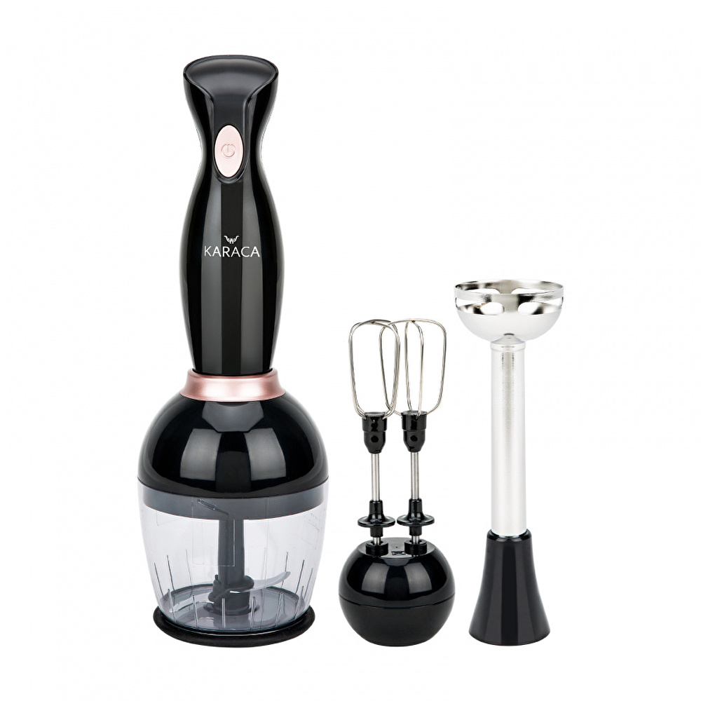 Karaca Pro-Midi 3lü Blender Set Black Rose görseli 11