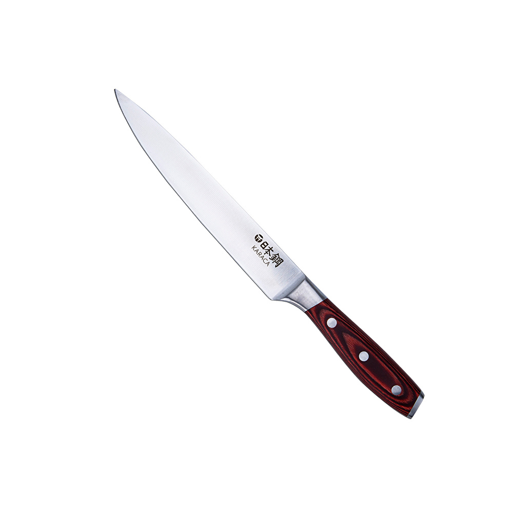 Karaca Japanese Red Dilimleme Bıçağı 20 cm 0709m-007  görseli 1