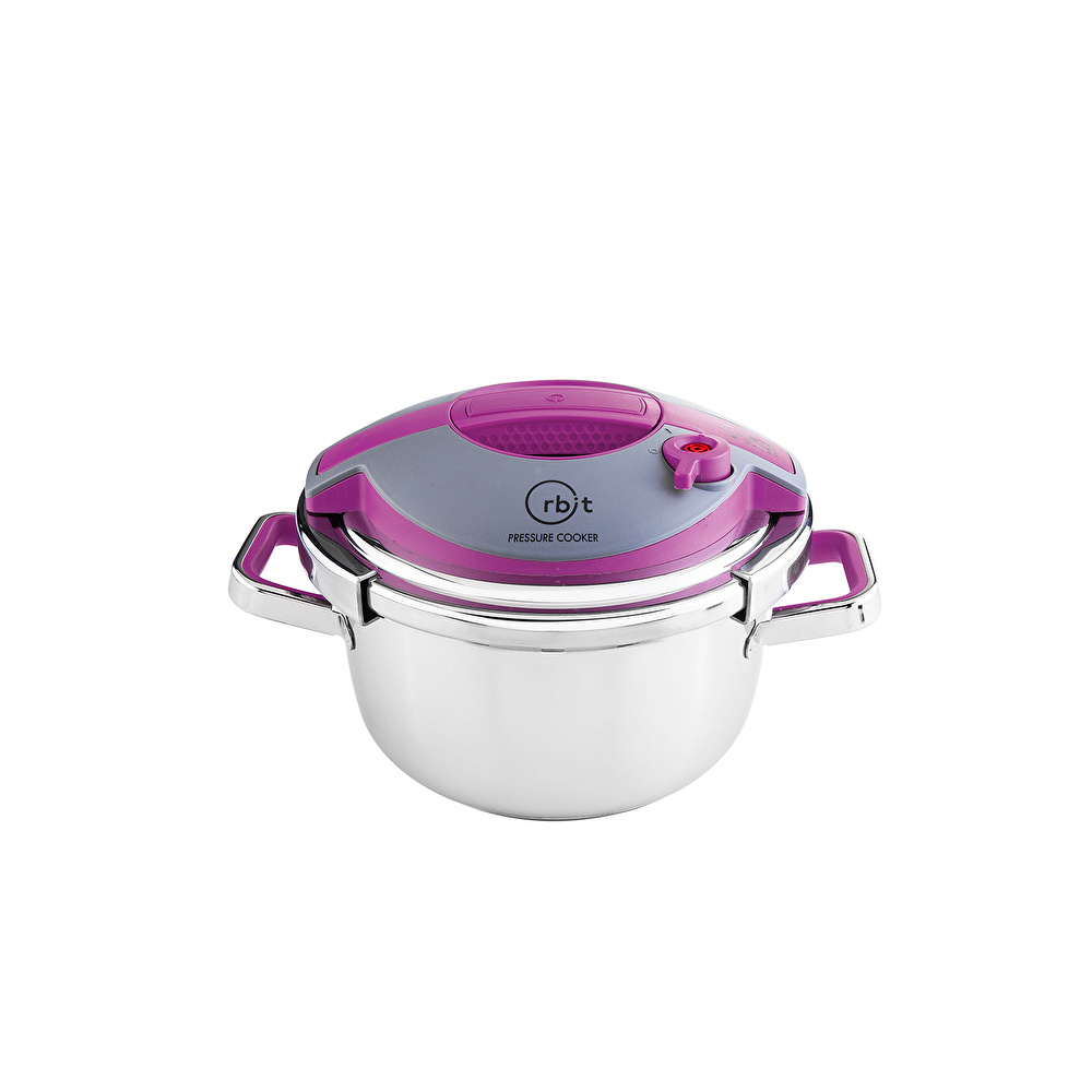 Karaca Orbit İndüksiyon Tabanlı Düdüklü Tencere Seti 4+6 Lt Violet görseli 8