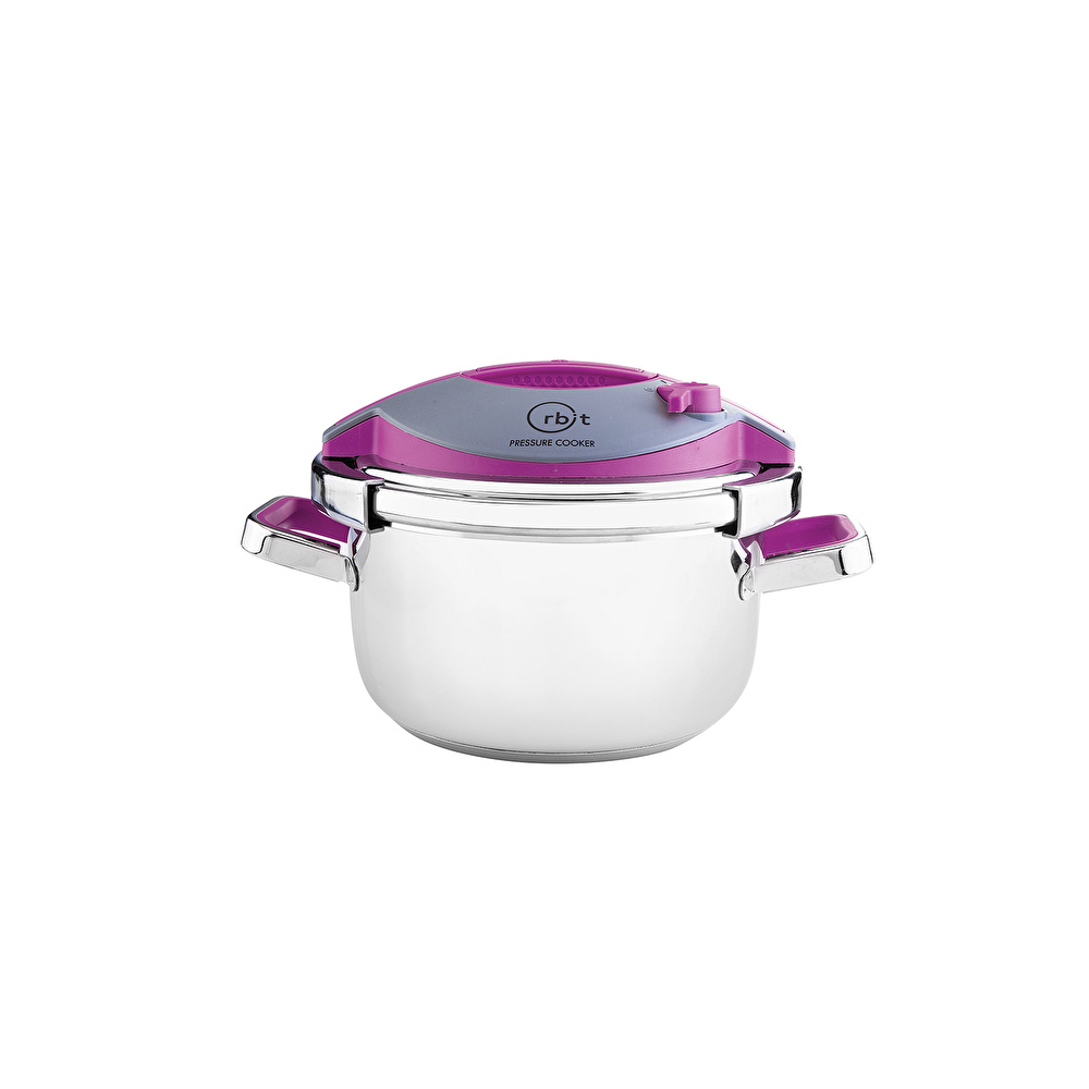 Karaca Orbit İndüksiyon Tabanlı Düdüklü Tencere Seti 4+6 Lt Violet görseli 9