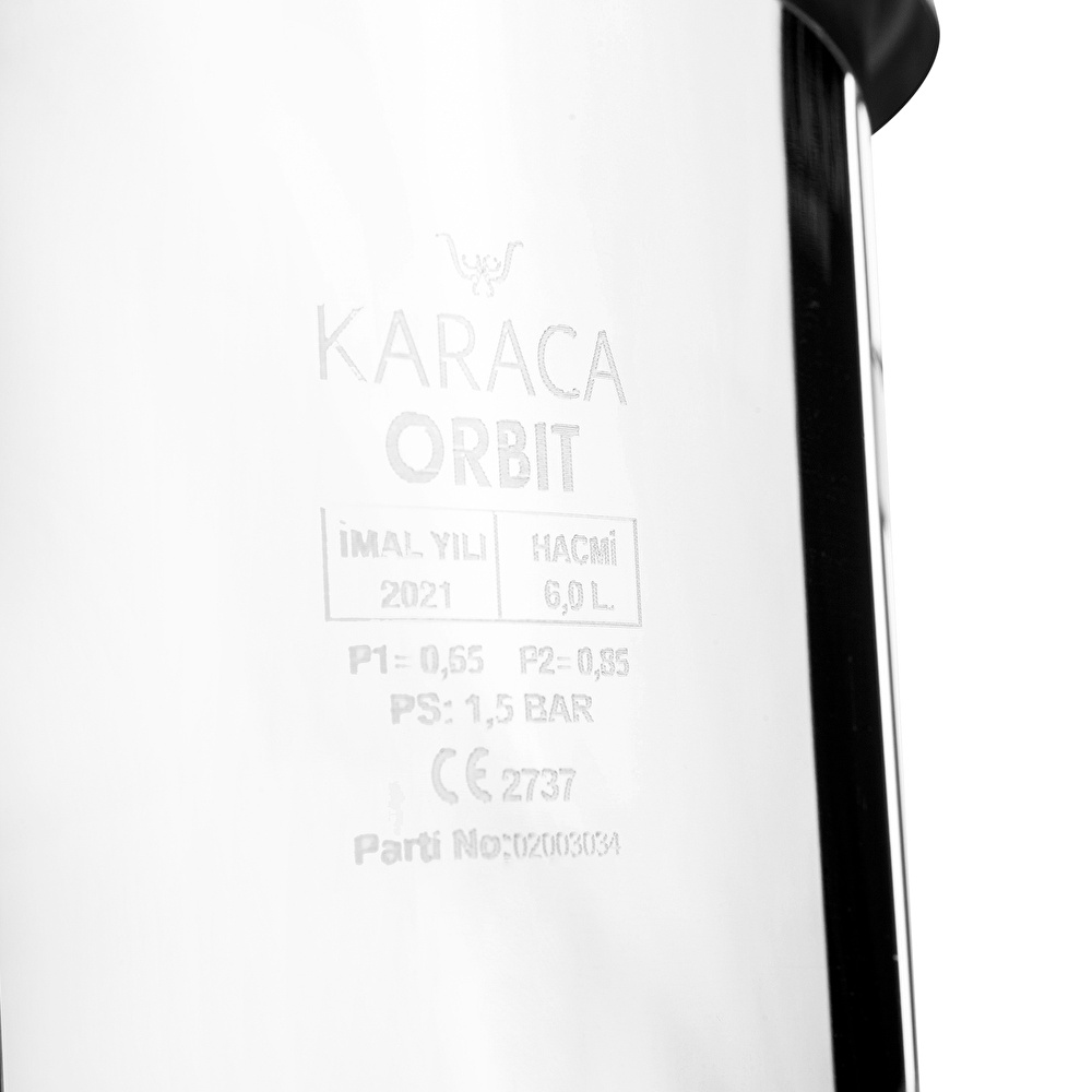 Karaca Orbit İndüksiyon Tabanlı Düdüklü Tencere Seti 4+6 Lt Siyah görseli 10
