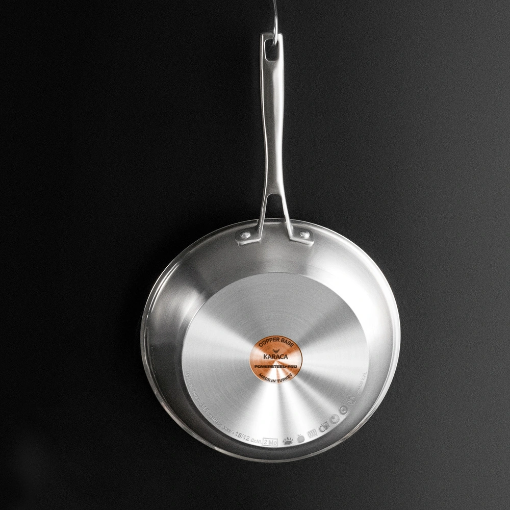 Karaca Tottori 3Ply PowerSteel Pro 316+ Çelik 316 Çelik Tava 28 cm 2 görseli 1