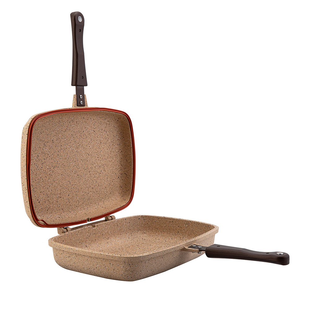 Karaca Brown Wood-Stone Bio Granit Double Tava 34 cm görseli 2