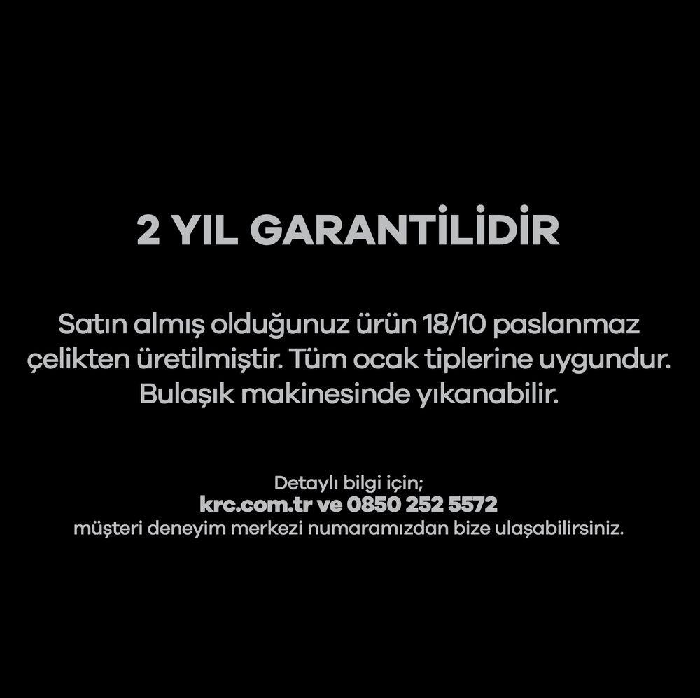 Karaca Uranüs Çelik Tencere 22x11 cm görseli 2