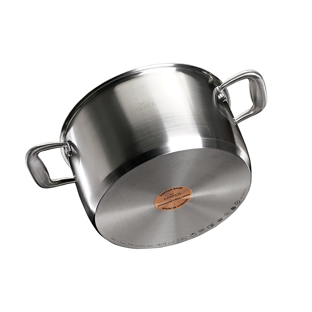Karaca Tottori 3Ply PowerSteel 316+ Çelik Pro 24 cm 5 görseli 6