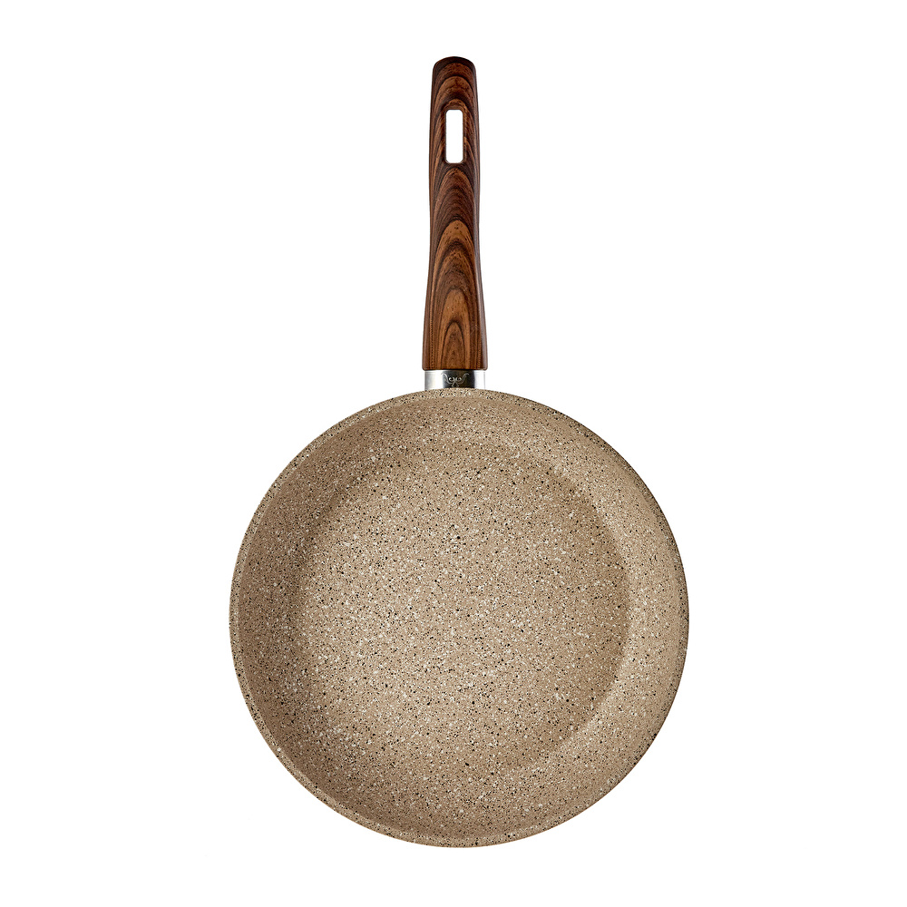 Karaca Brown Wood- Stone Bio Granit 4 Parça Tencere Seti görseli 4