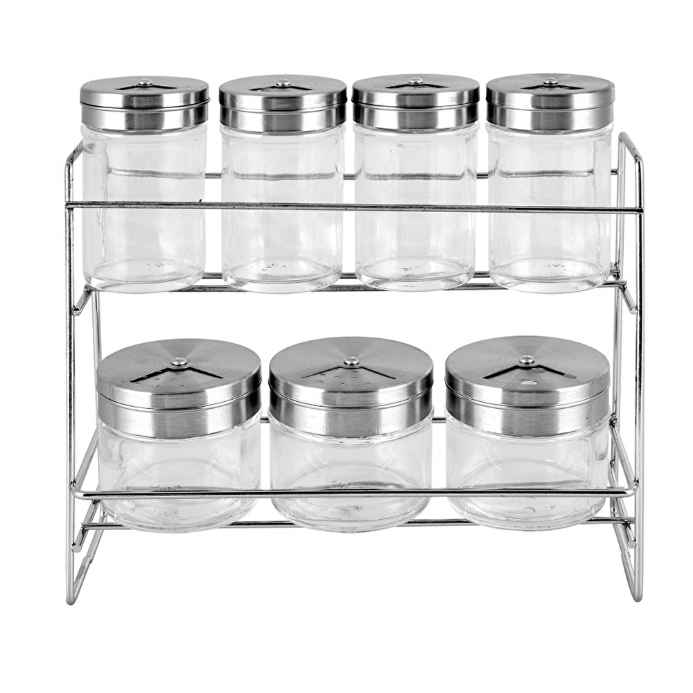 Karaca Steel 8 Parça Cam Baharat Takımı görseli 3