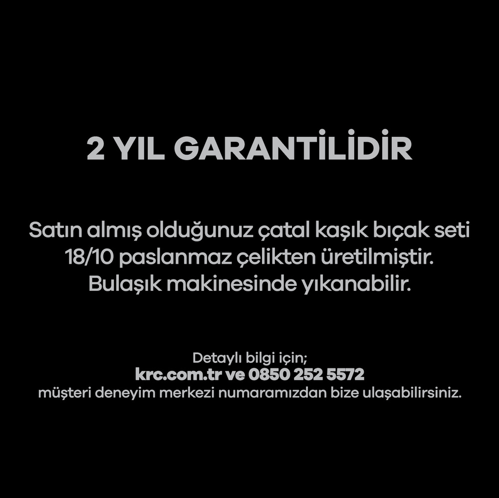 Karaca X6 84 Parça 12 Kişilik Kutulu Çatal Kaşık Bıçak Takımı görseli 2