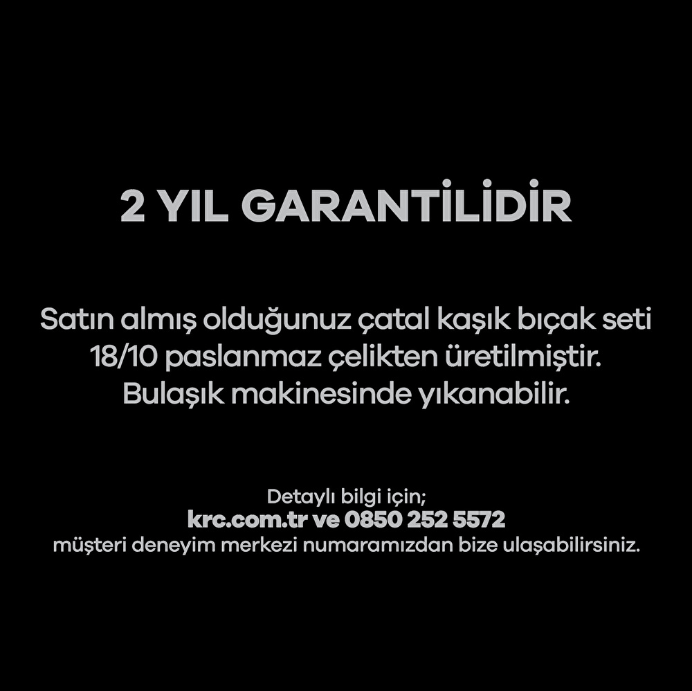 Karaca 84 Parça Kutulu Çatal Kaşık Bıçak Takımı Satin görseli 2