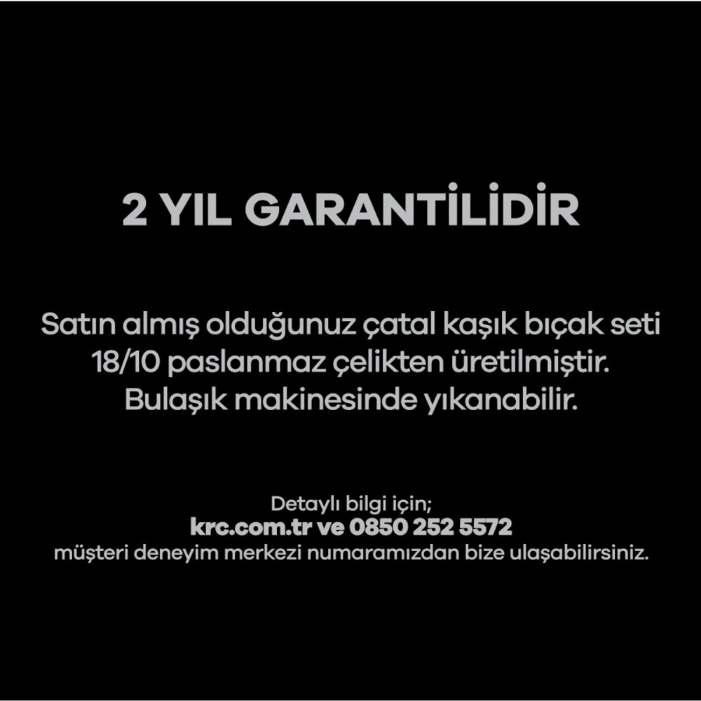 Karaca Flow 84 Parça 12 Kişilik Çatal Kaşık Bıçak Takımı Elegance Kutulu görseli 21