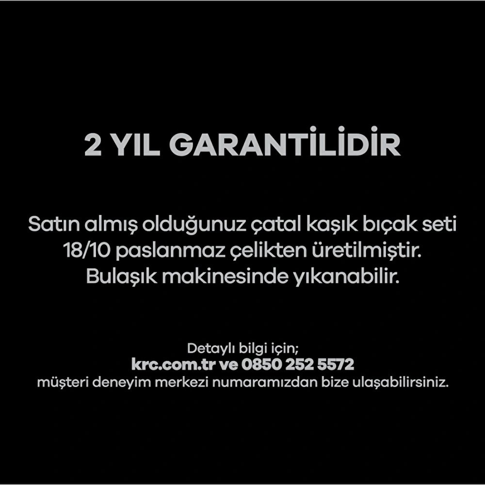 Karaca 84 Parça 12 Kişilik Stark Premium Çatal Kaşık Bıçak Seti görseli 3