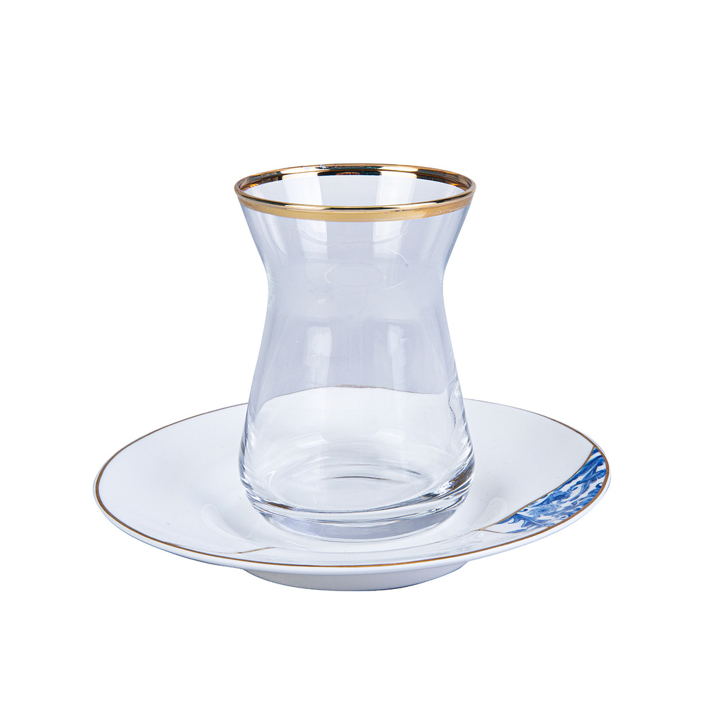 Karaca Fine Pearl Wabi Sabi 12 Parça İnci Çay Seti görseli 1