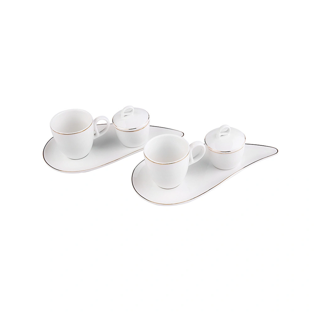 Karaca Leaf 2 Kişilik Kahve Fincanı Takımı 70 ml görseli 6