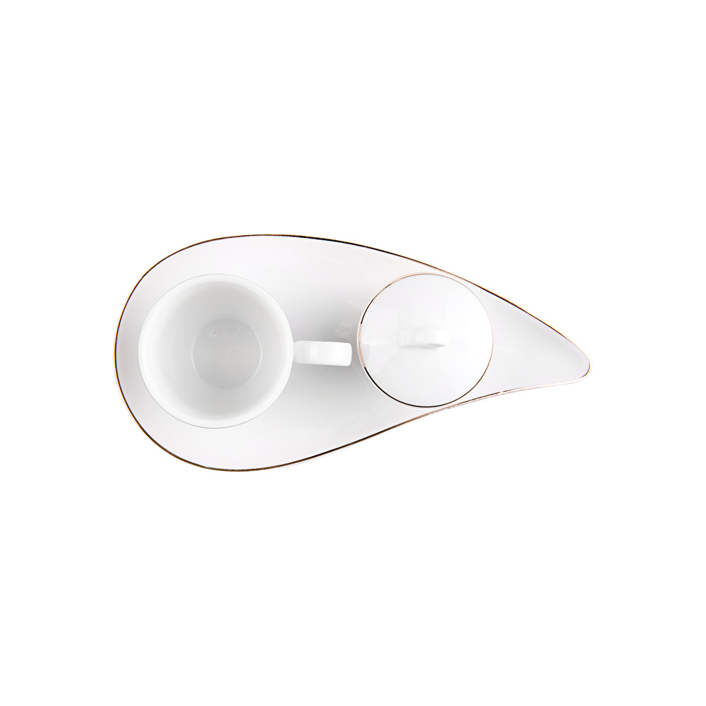 Karaca Leaf 2 Kişilik Kahve Fincanı Takımı 70 ml görseli 4
