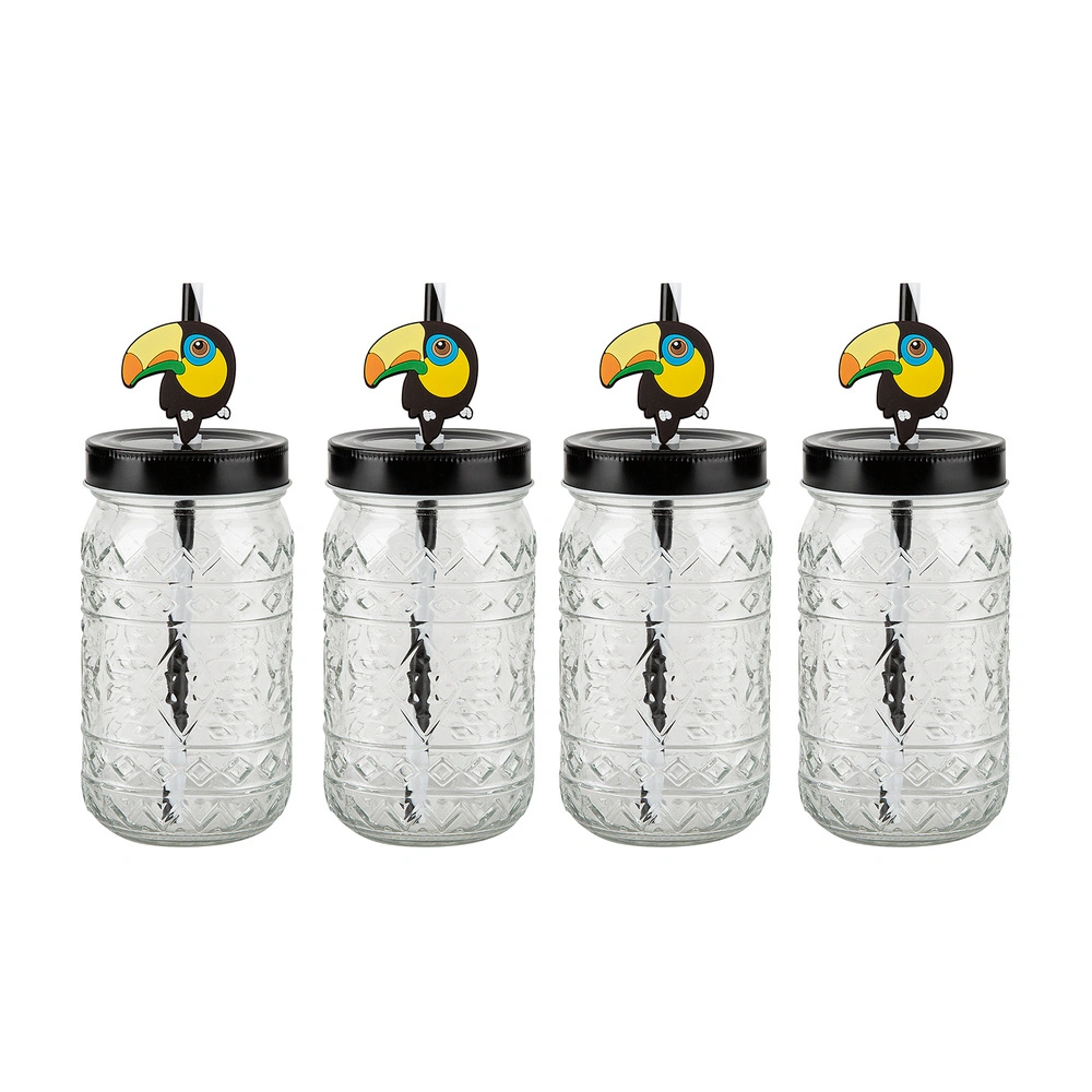 Karaca Toucan 4lü Çay Fincanı Seti Standlı Set görseli 5