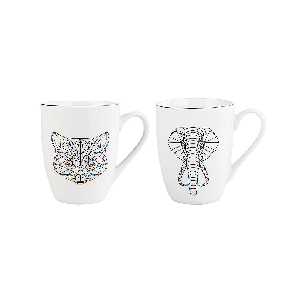 Karaca Draft Cat 2'li Mug görseli 1