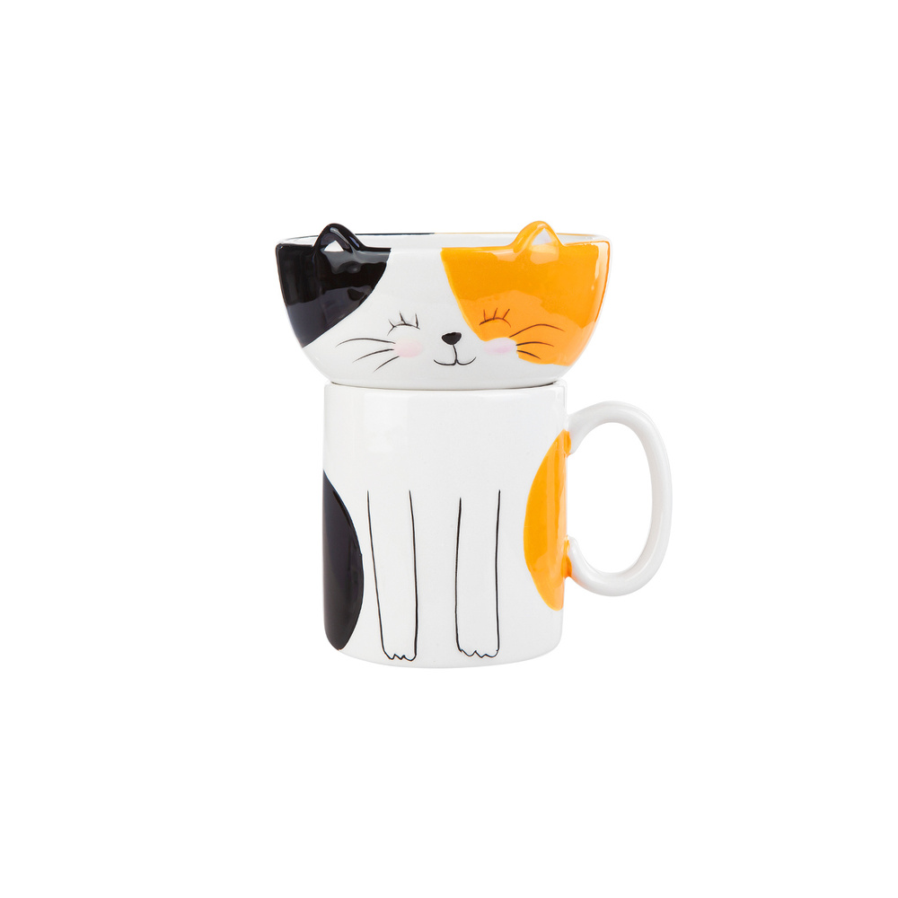 Karaca Animal Bowl Mug Kupa Seti görseli 8