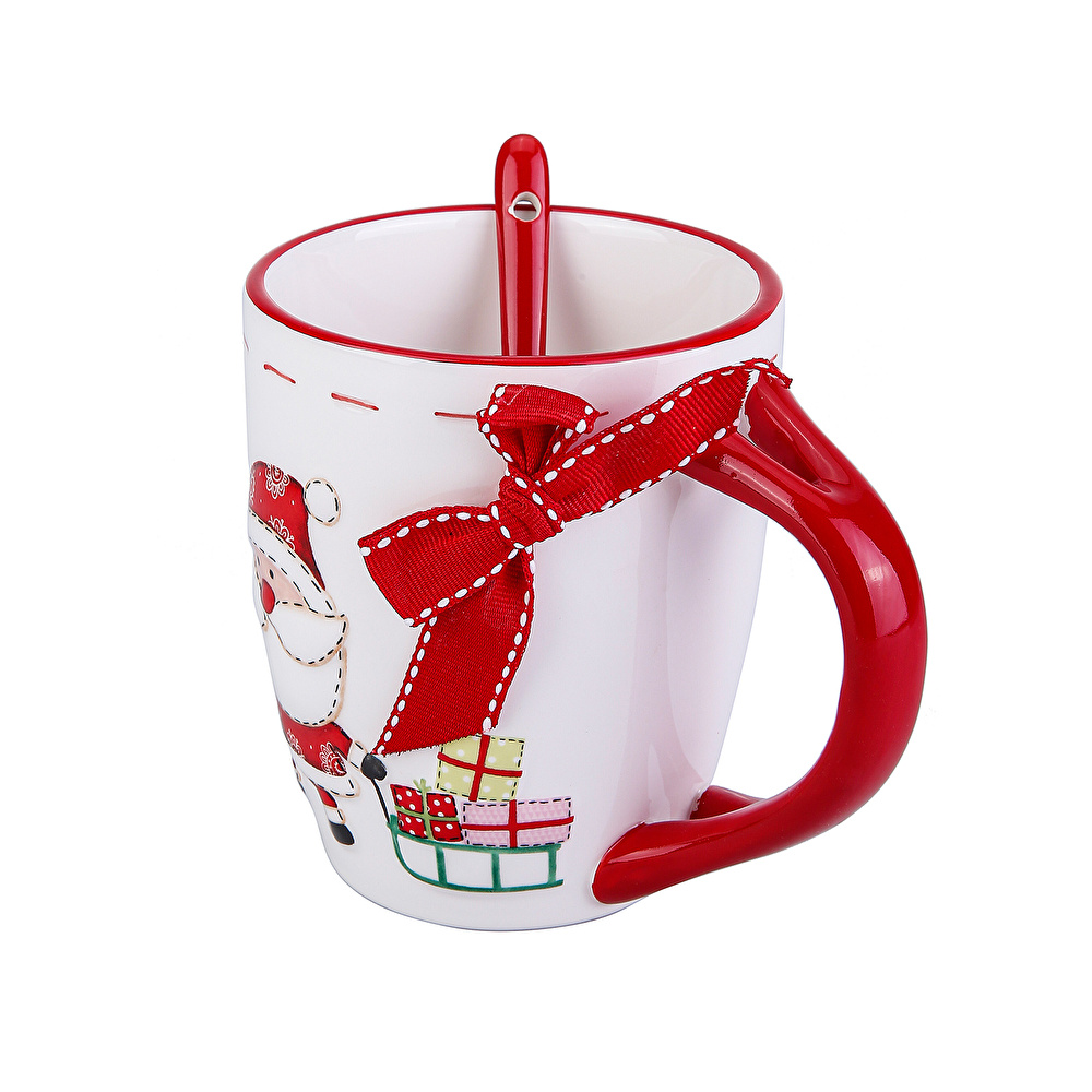 Karaca Happy New Year Kaşıklı Mug Kupa görseli 2
