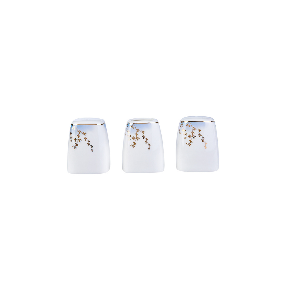 Karaca Fine Bone Blue Blush 60 Parça 12 Kişilik Yemek Takımı Kare görseli 8