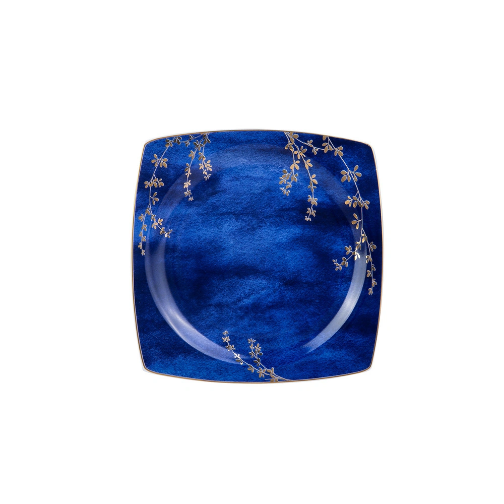 Karaca Fine Bone Blue Blush 60 Parça 12 Kişilik Yemek Takımı Kare görseli 9