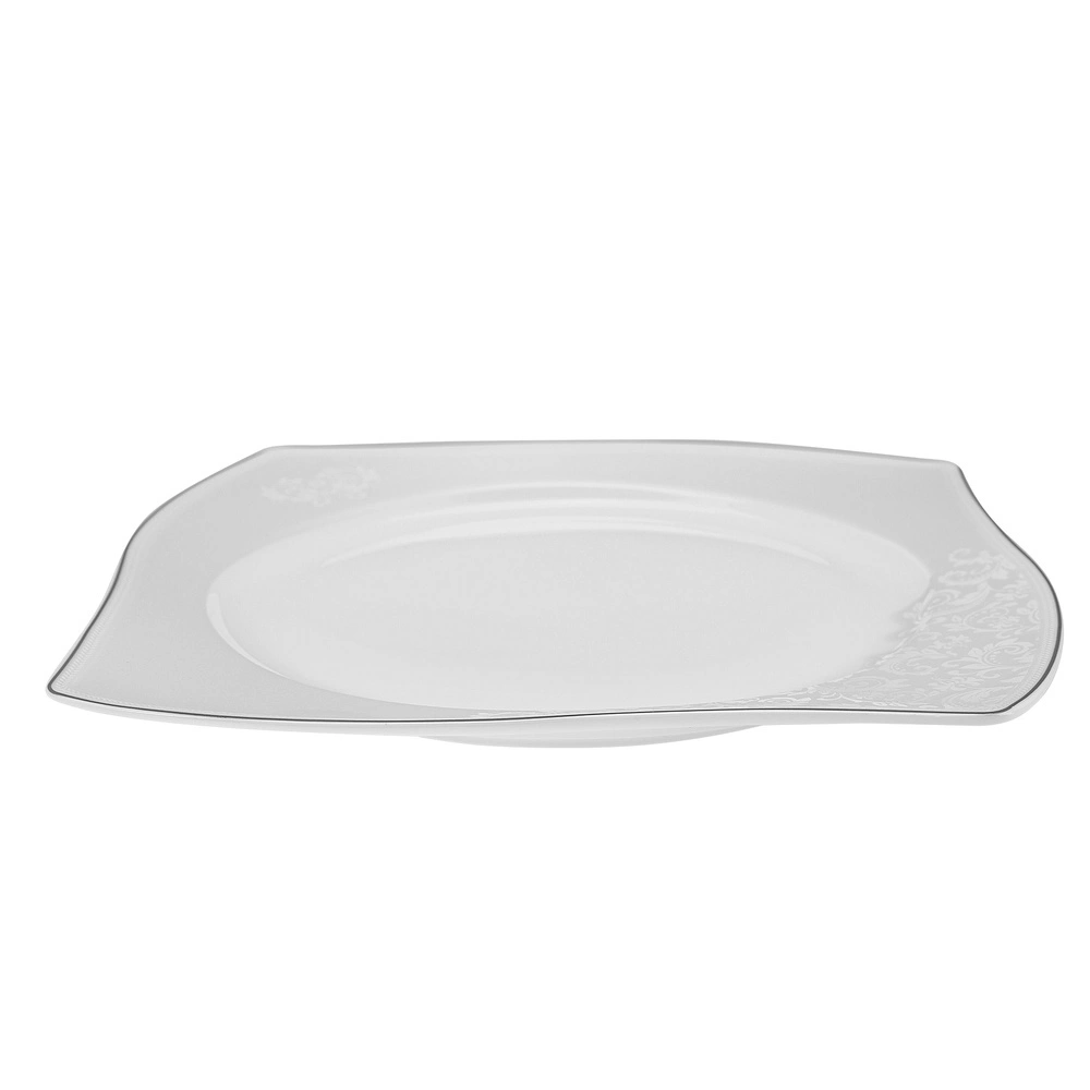 Karaca Fine Bone Tiara Platin 60 Parça 12 Kişilik Yemek Takımı Kare görseli 3