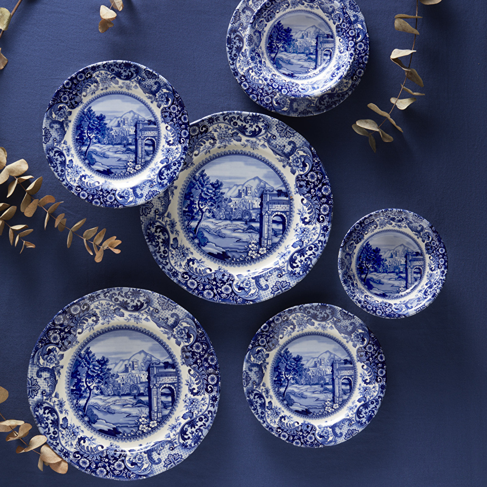 Karaca Blue Castle 6 Kişilik Yemek Takımı görseli 1