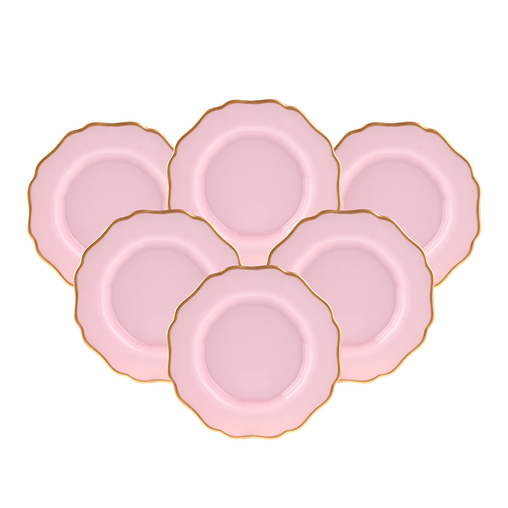 Karaca Empire Pembe 6lı Pasta Takımı görseli 4