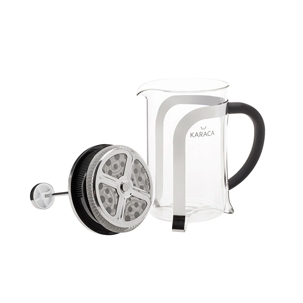 Karaca Coffee Bean Borosilikat Cam French Press 800 Ml Metalik görseli 9