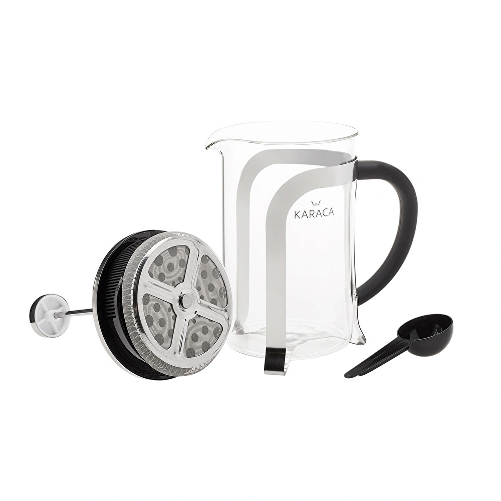 Karaca Coffee Bean Borosilikat Cam French Press 800 Ml Metalik görseli 10