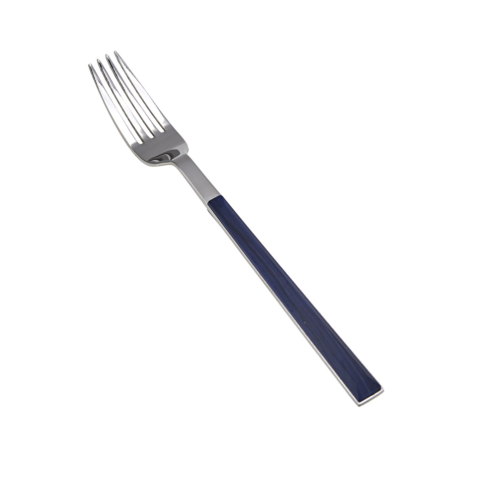 Karaca Salzburg Tekli Tatlı Çatalı 16 cm İndigo görseli 1