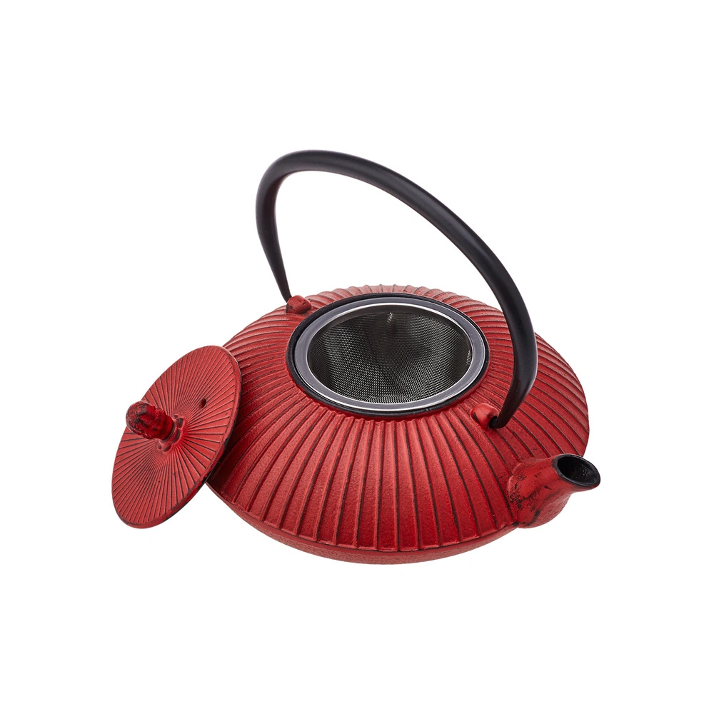 Karaca Japanese Döküm Demlik-Teapot 800 ml Kırmızı görseli 5