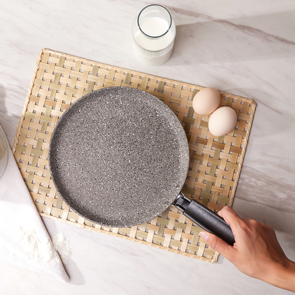 Karaca Dark Silver Biogranit Gözleme ve Krep Tava 24 cm görseli 3
