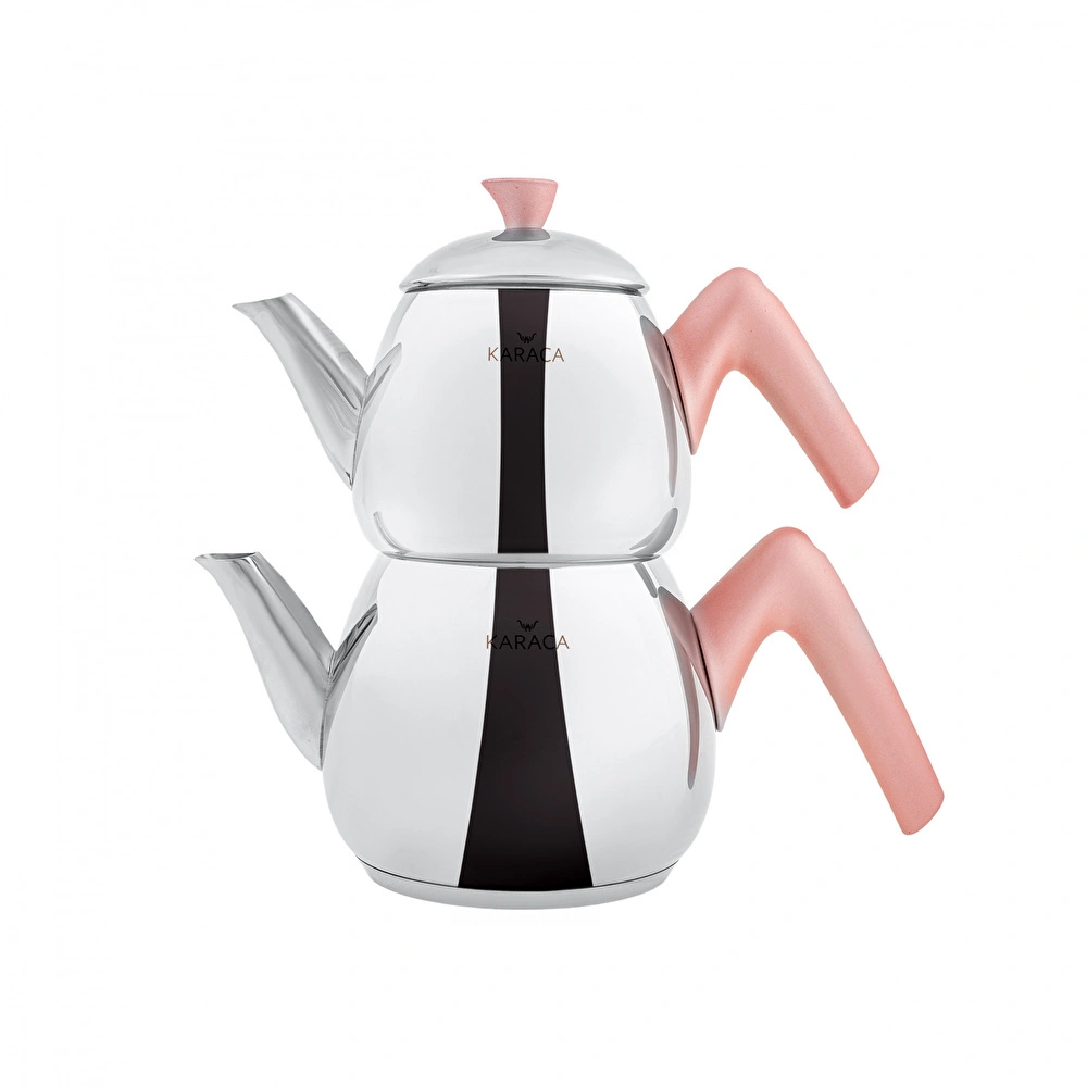 Karaca Merkür Mini Small Rose Çaydanlık Takımı görseli 2
