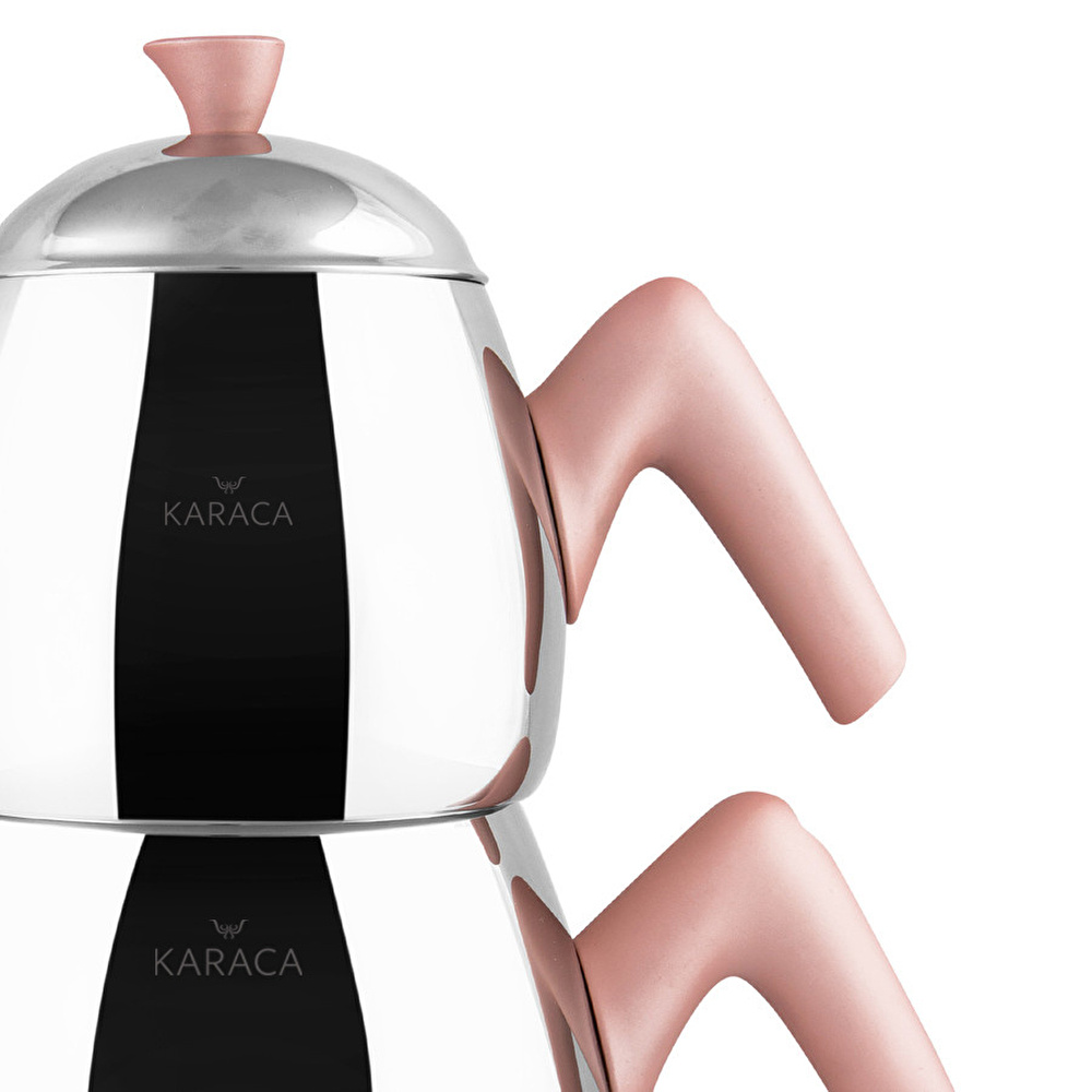 Karaca Merkür Large Rose Çaydanlık Takımı görseli 5
