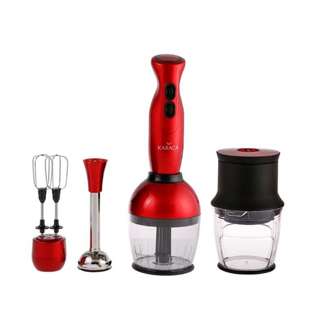Karaca Blendfit 4 in 1 Set Red Gold görseli 1