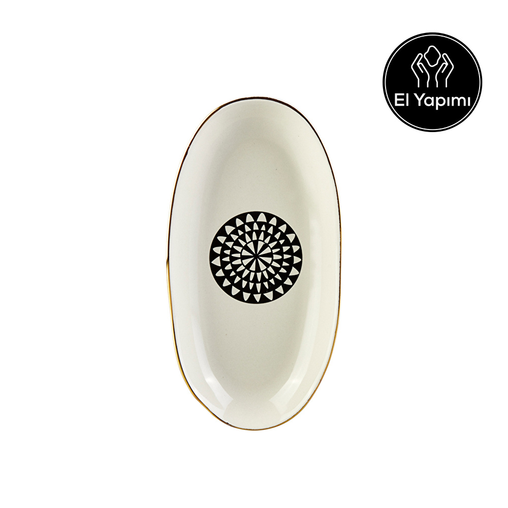 Karaca Black Gold Kayık Tabak 19 Cm görseli 2