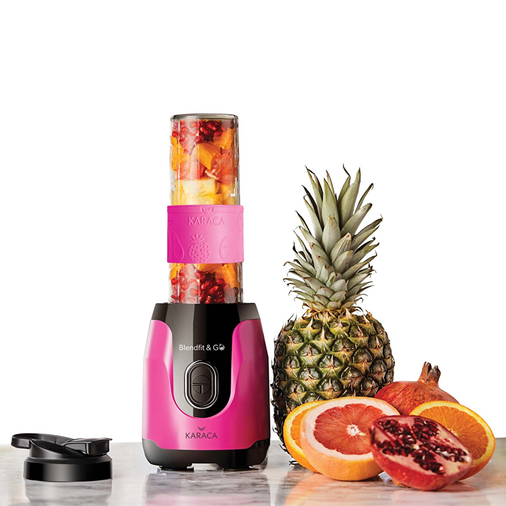 Karaca Blendfit Go Personal Kişisel Smoothie Blender Blush Pink görseli 1