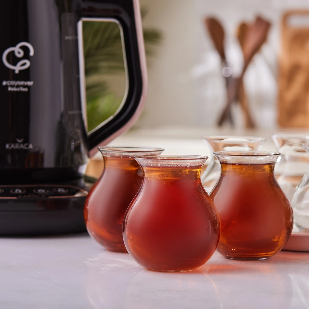 Karaca x Refika Tatlıcan 6'lı Çay Bardağı Seti görseli 7