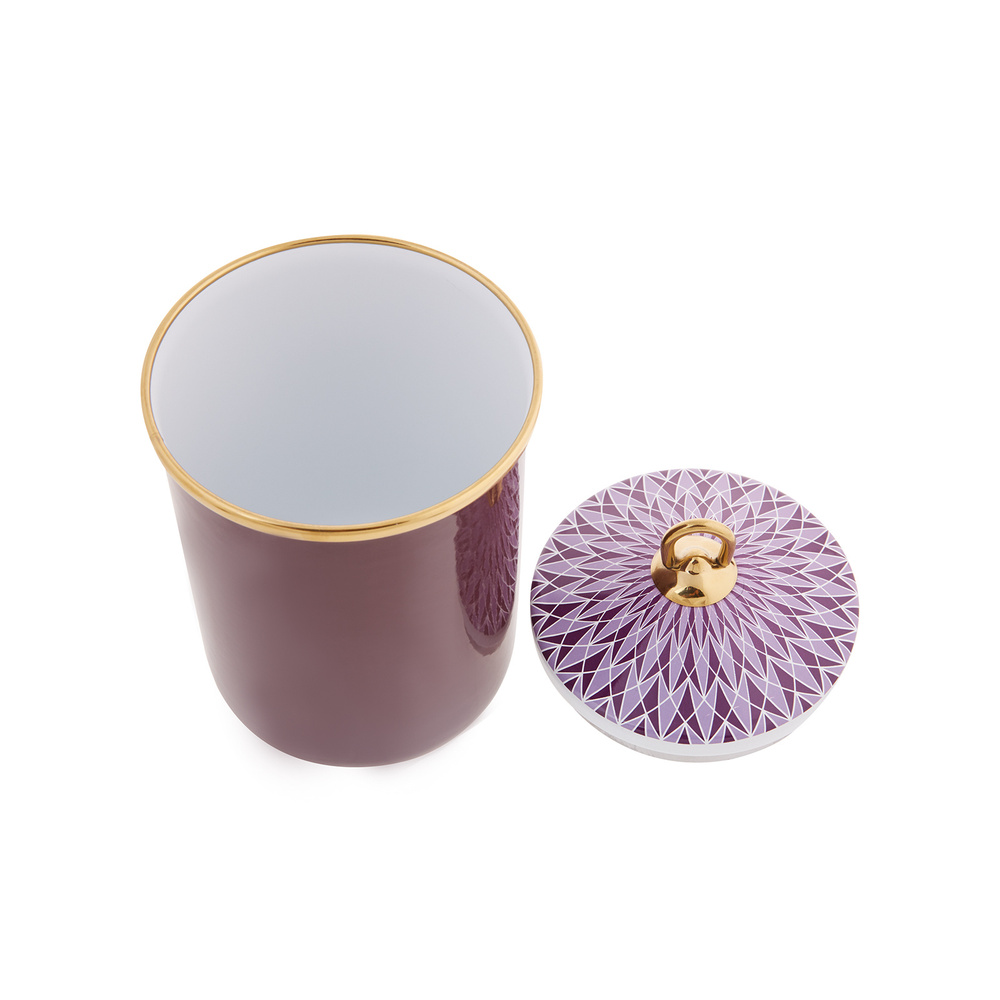 Karaca Retro Purple Emaye Saklama Kabı Medium görseli 3