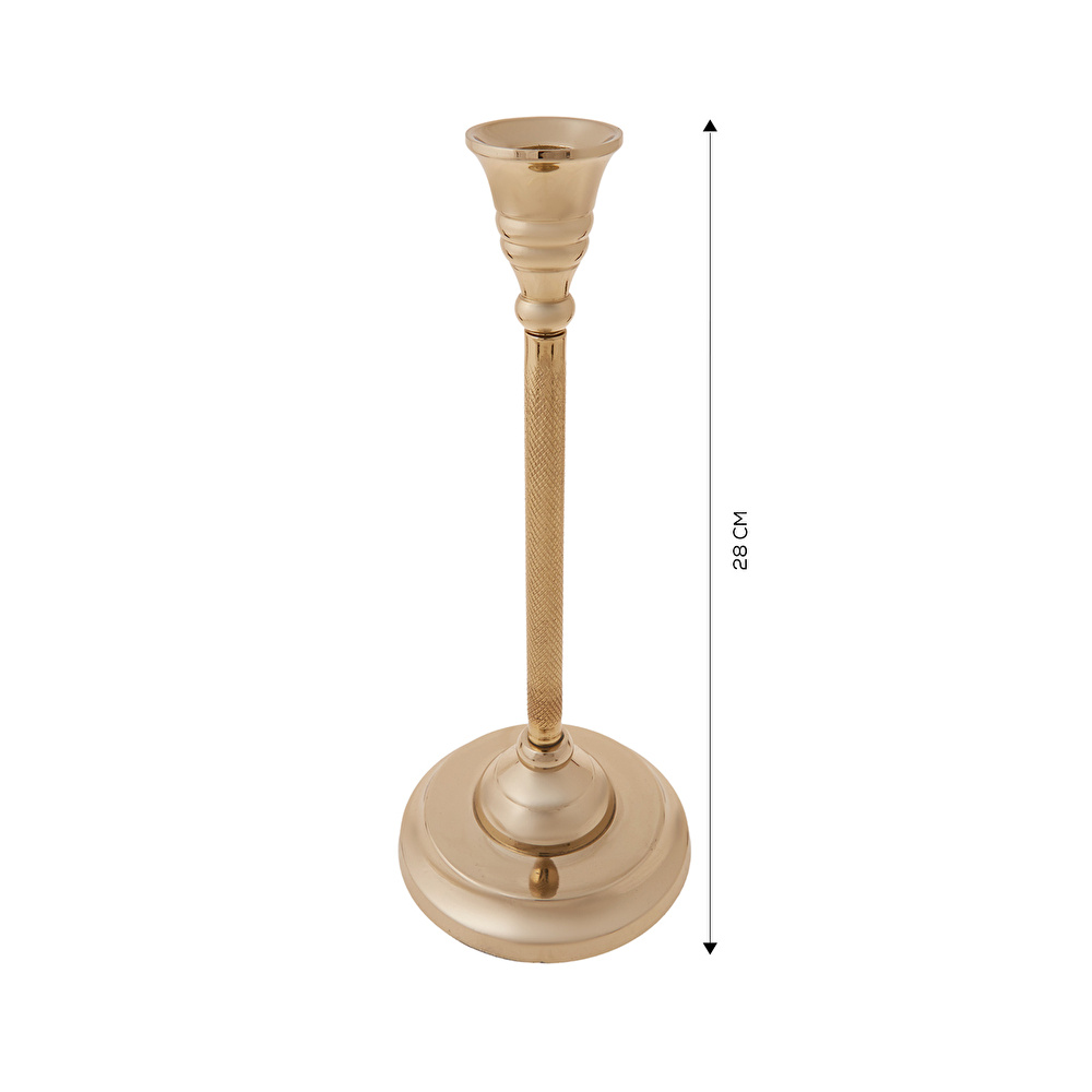Karaca Victoria Şamdan Gold 28cm görseli 3