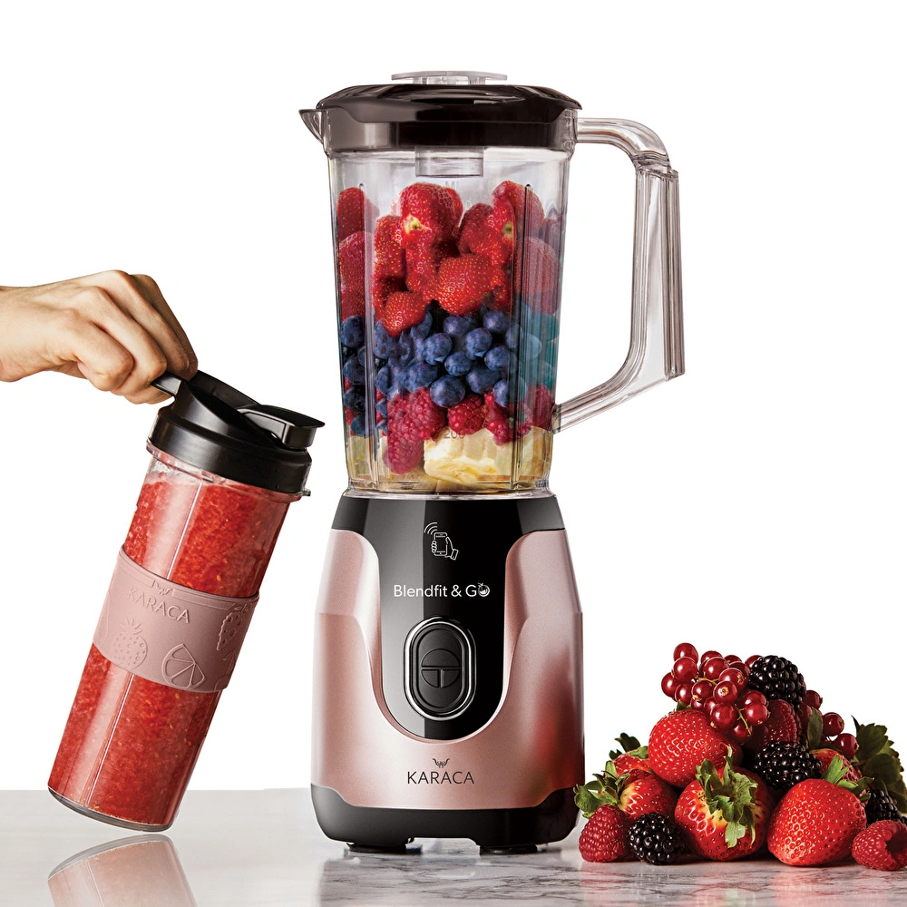 Karaca Blendfit Rosegold Smoothie Go Set görseli 1