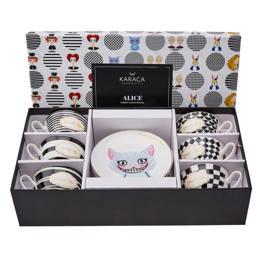 Karaca Alice 6 Kişilik Kahve Fincanı Takımı 80 ml görseli 23