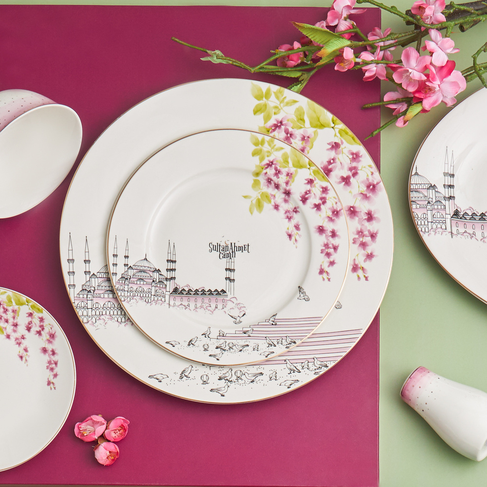 KARACA X İST COLLECTION ERGUVAN SULTANAHMET PASTA TABAĞI görseli 3