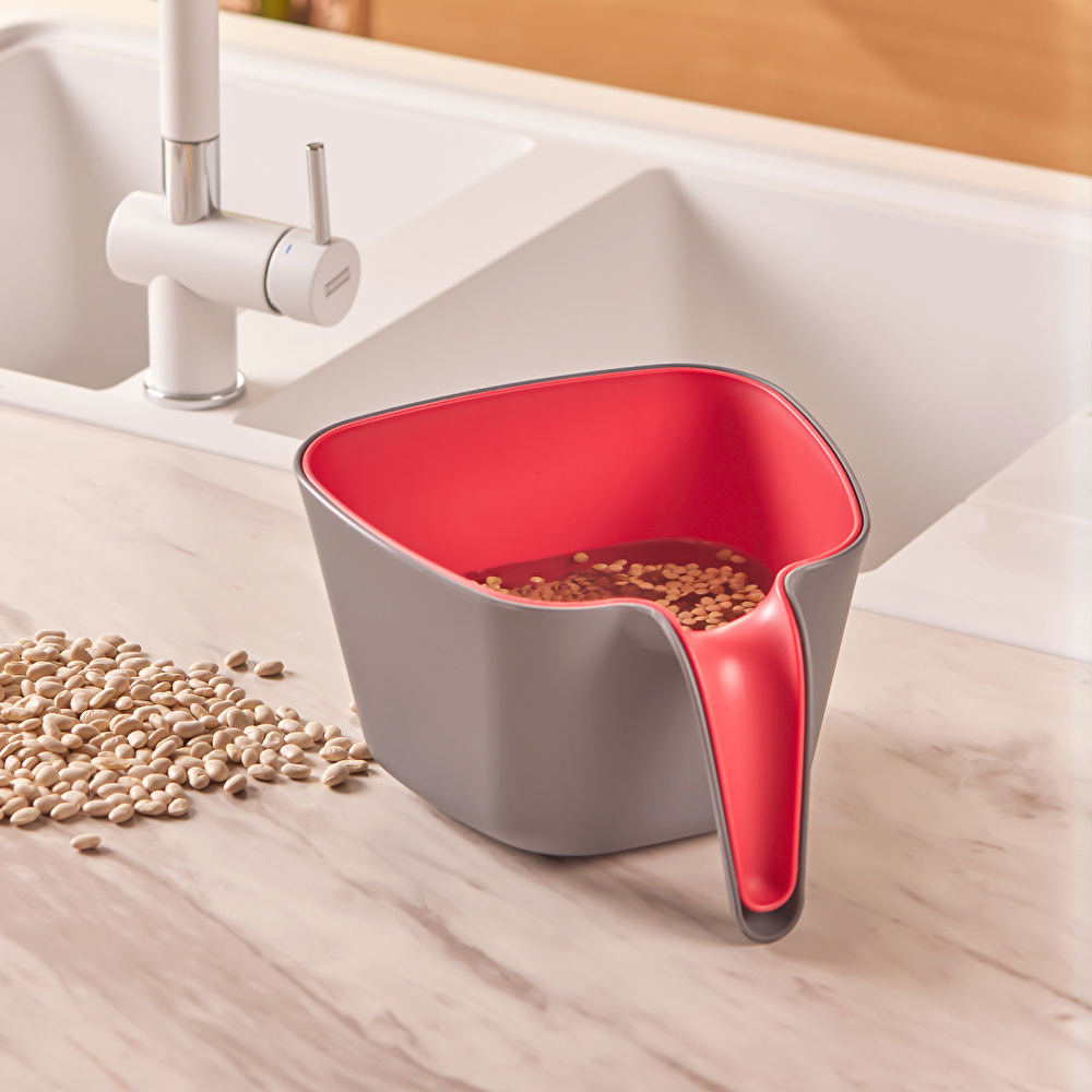 Karaca Nell Gray Red 2li Süzgeç görseli 4